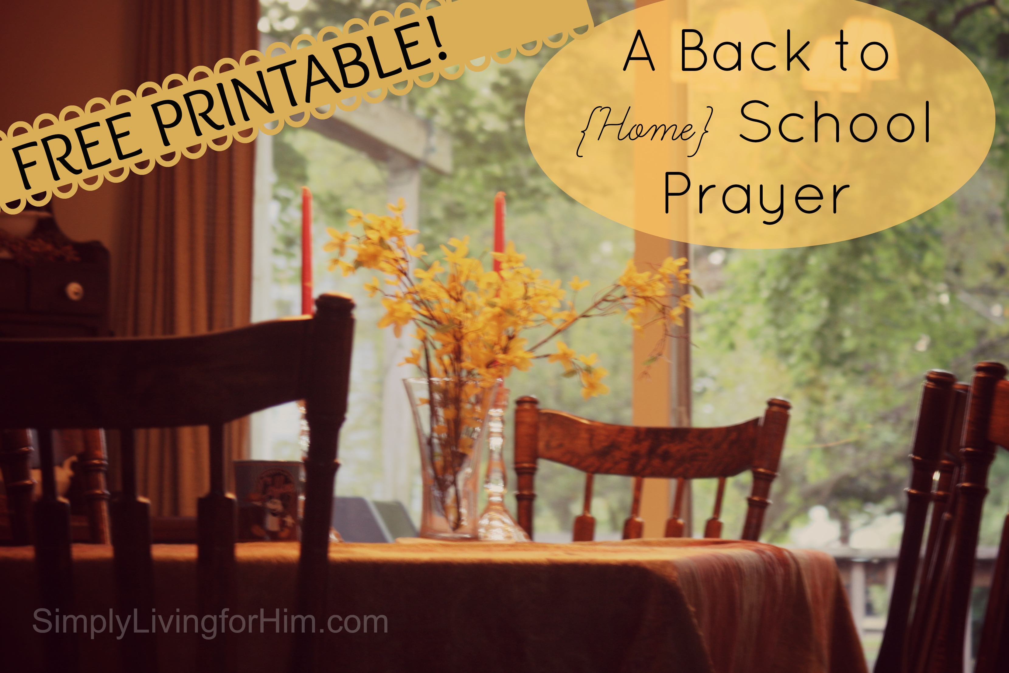 Prayer Printable