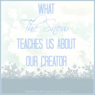Bible Based Homeschool in the Snow…With FREE Printable