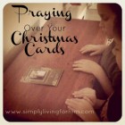 Pray Over Your Christmas Cards
