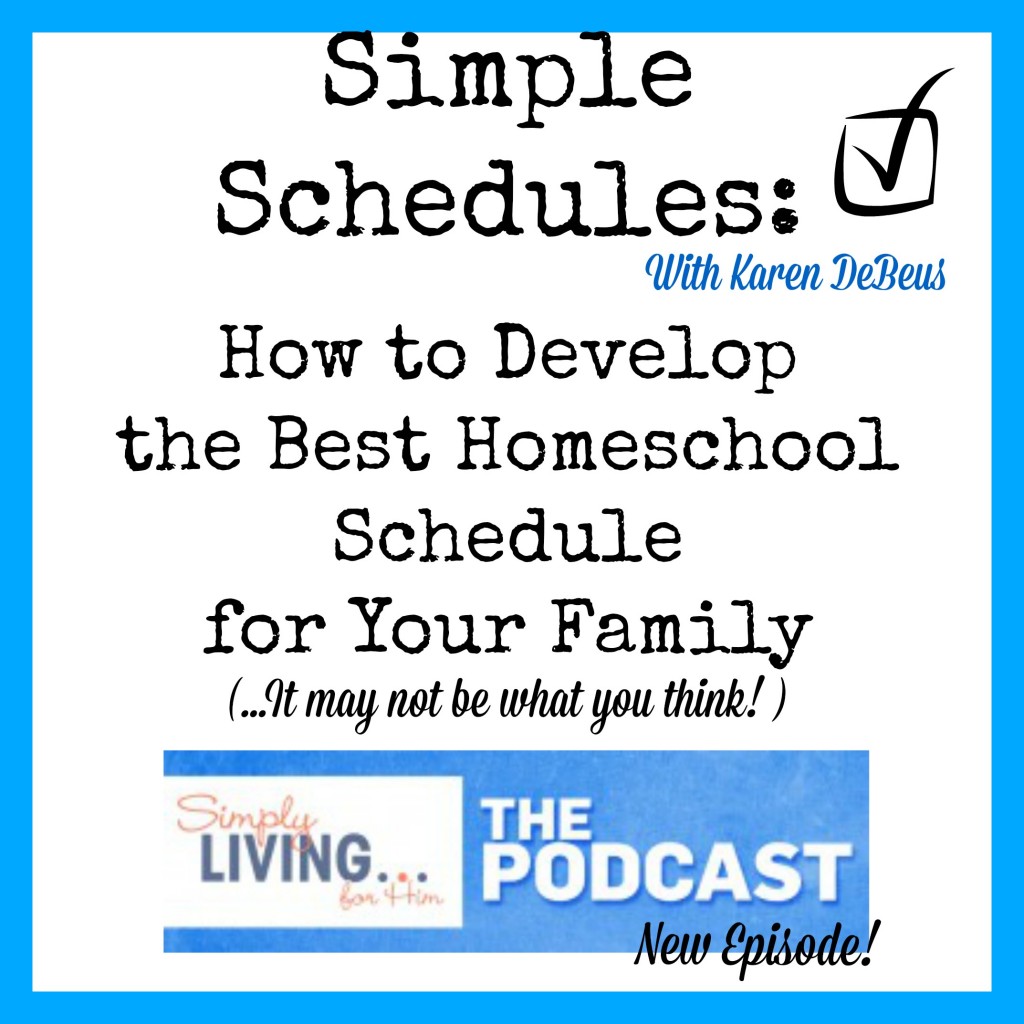 Simple Homeschool Schedules